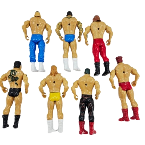 Wrestling Action Figure Set Of 7 - Picture 2 of 2
